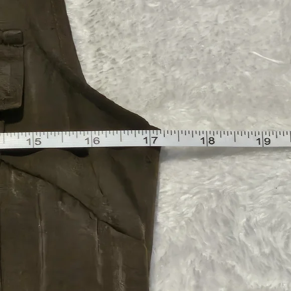 NEW H&M Green Khaki Dress Size 4 Utility Lightweight Silk Summer Casual - Picture 11 of 14